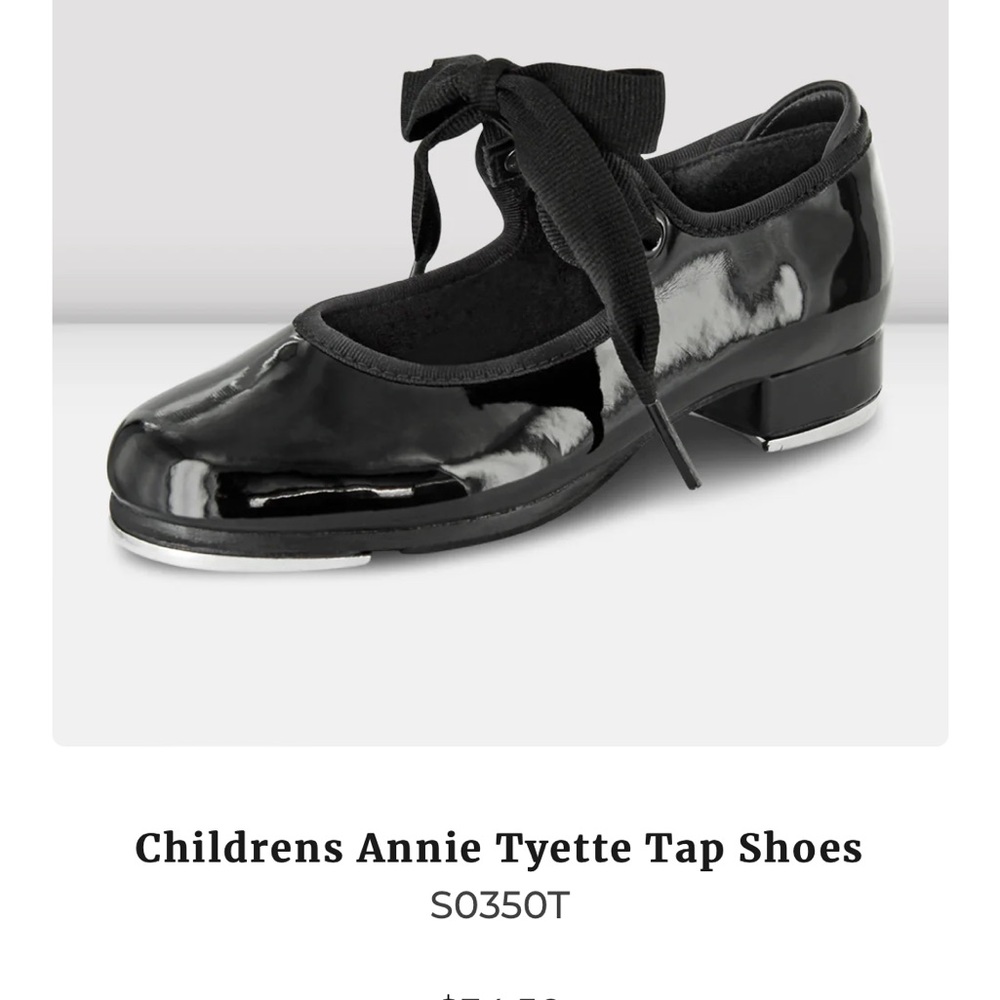 Bloch Annie Tyette Tap Shoes - Size Toddler 7.5W